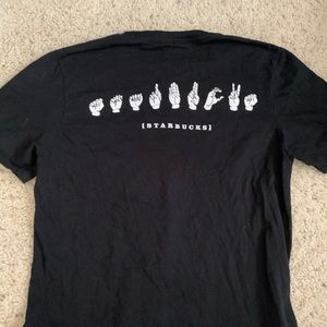 Starbucks Sign Language Graphic T